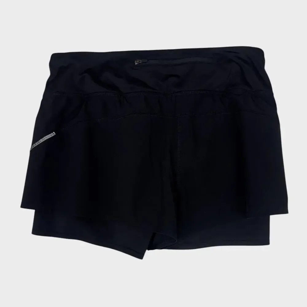 RBX Performance Womens Medium Black  Skort with Shorts Under